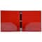 JAM Paper 1.5" Glass Twill Plastic 3-Ring Binder